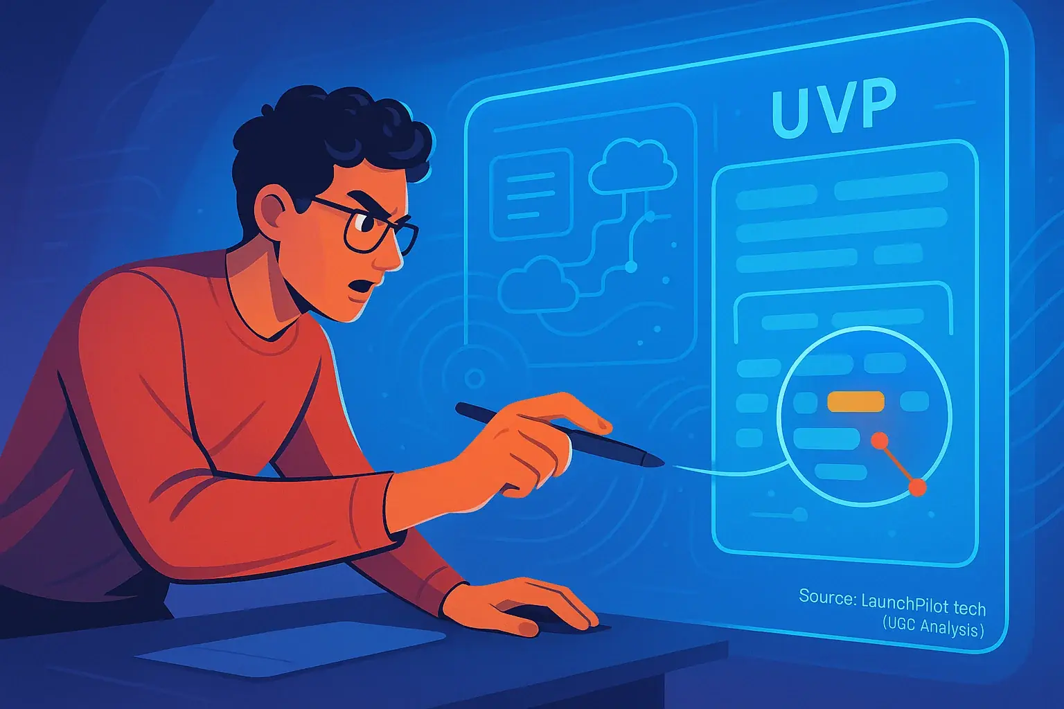 Indie maker actively guides insights co-pilot, collaboratively honing product UVP.