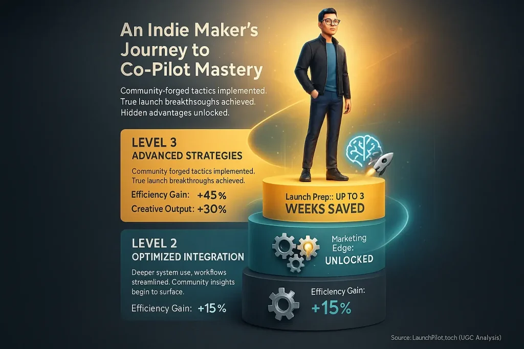 Indie maker levels up data analysis via co-pilot: basic automation to advanced strategies, boosting efficiency & creativity.